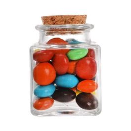 Tarrito de vidrio con tapón de corcho 50 ml - La Mediterranea (36 Unidades) Tarrito de vidrio con tapón de corcho 50 ml - La Mediterranea (36 Unidades)