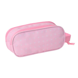 SAFTA Portatodo 3D Minnie Disney Doble Compartimento 21x6x8cm