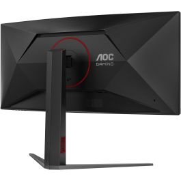 AOC CU34G4 Monitor Gaming Curvo 34" Wide Quad HD Fast VA 180Hz 1ms HDMI DisplayPort Negro/Rojo