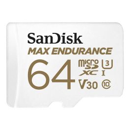 Sandisk Tarjeta MicroSDXC Max Endurance 64GB Clase 10 U3 V30 100MB/s con Adaptador Precio: 103.7900006. SKU: B1ATZ55BPM