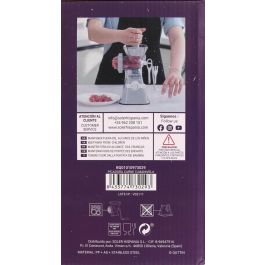 Quttin Picadora de Carne con Manivela 13.5 cm Ancho x 23.8 cm Alto x 13.5 cm Largo