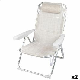 Silla Plegable Aktive Ibiza 48 x 90 x 60 cm (2 Unidades) Silla Plegable Aktive Ibiza 48 x 90 x 60 cm (2 Unidades)
