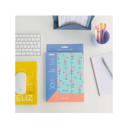 Mr. Wonderful Funda para iPad 10,2" Flamencos Compatible con iPad 2019/2020 y Smartkeyboard