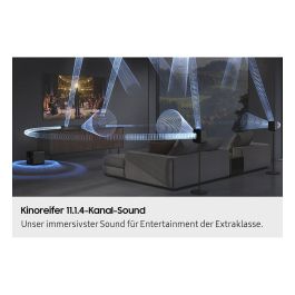 Samsung HW-Q995GF Soundbar Q-Series 11.1.4 Canales con Subwoofer Inalámbrico, Dolby Atmos, DTS:X, Game Pro, Titanium Black