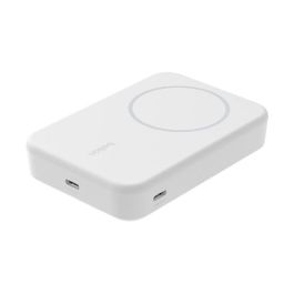 Belkin BPD008BTWH Powerbank Magnética 10000 mAh Qi2 Carga Rápida Inalámbrica Blanca para iPhone