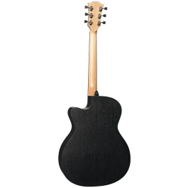 LAG Tramontane 70 A/E Guitarra Acústica Electroacústica Auditorium Cutaway Black & Brown Burst