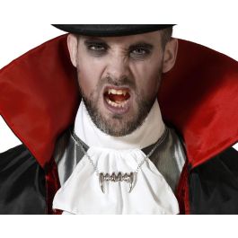 Collar de Dientes de Vampiro Plateado con Cadena para Disfraces de Halloween y Fiestas Temáticas Precio: 1.79000019. SKU: B1BFZHZT6F