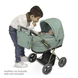 Coche de muñeca plegable capriccio con sombrilla y bolso - para muñecas de hasta 48 cm. 38x65x60 cm