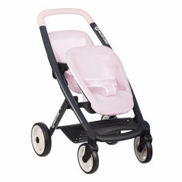 Smoby SMO3032162532218 Cochecito Gemelar Maxi-Cosi Rosa – Juguete para Niñas a partir de 3 años