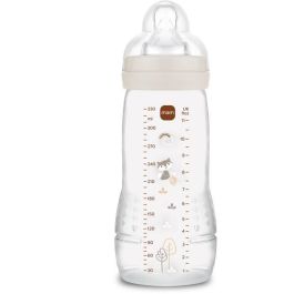 MAM MAM9001616857959 Biberón Easy Active 330 ml Tetina X flow +6 meses Arena