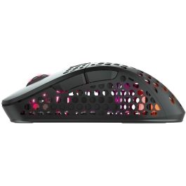 Cherry XTRFY MSM M4 RGB Ratón Óptico Inalámbrico RF + USB Type-C 19000 DPI Negro
