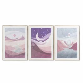 Cuadro Moderno DKD Home Decor Multicolor 3 x 70 x 50 cm (3 Unidades) Precio: 32.13276. SKU: B135T8A2CR