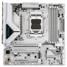 Gigabyte B850M Eagle WiFi6E ICE Placa Base Micro ATX, Chipset B850, Socket AM5, DDR5, Wi-Fi 6E, LAN 2.5GbE