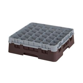 CAMBRO - 36S418-167 - Cesta de lavado 36 comp. 1 altura - 7,2 cm Ø máx. - alt. máx. 11,8 cm - 50 x 50 x 14,3 cm - Castaño Precio: 47.49999958. SKU: B1C8W6JDDR