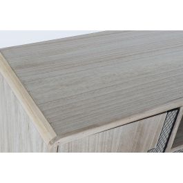 DKD Home Decor Buffet Morefond Indus Natural Negro 41 x 65 x 120 cm Metal Paulownia