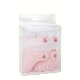 Muñecas Arias Set Calcetines Rosa con Cinta para la Cabeza para Niñas 3-99 años