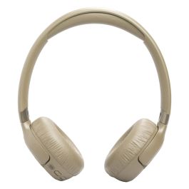 JBL Tune 680NC Auriculares Bluetooth Diadema con Cancelación Activa de Ruido (ANC) - Conectividad Inalámbrica y Alámbrica, 50h Autonomía, Plegables, Color Beige