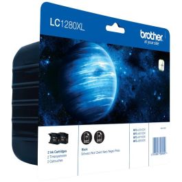 Brother LC-1280XLBK Cartucho de tinta negro Twin Pack Precio: 98.9500006. SKU: B16NFTETAH
