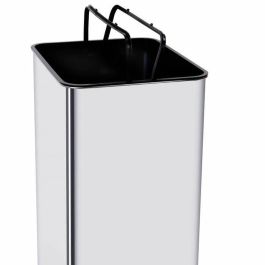 Kitchen Move PARKSIDE Bote de Basura Automático 50L Acero Inoxidable Cepillado Rectangular con Fleje Tapa Manos Libres Kitchen Move PARKSIDE Bote de Basura Automático 50L Acero Inoxidable Cepillado Rectangular con Fleje Tapa Manos Libres