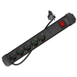 Lanberg SP1-05F-0150-BK Base Múltiple de 5 Salidas AC Tipo F, Cable de 1,5 m, Color Negro, Con Supresor de Sobretensiones Precio: 16.50000044. SKU: B199JE5A7N