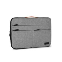 Funda Subblim Air Padding 360 Sleeve para Portátiles hasta 14"/ Gris Claro
