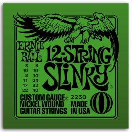 ERNIEBALL Cuerdas para Guitarra Eléctrica Slinky 12 St. 8-40 Precio: 13.50000025. SKU: B1BMVS7HTM