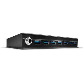 LINDY 43128 Hub USB 3.1/3.0 Industrial de 7 Puertos, 5000 Mbit/s, Negro Precio: 145.69000039. SKU: B16C7J6352
