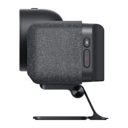 Insta360 Link KI-Videobar - Cámara web 4K Ultra HD con doble cámara 48 MP, zoom 3x, campo de visión 110°, micrófono de matriz y altavoces, negro