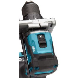 Makita HP001GD201 Taladro Percutor Inalámbrico 40V Sin Escobillas - 2600 RPM, 140 Nm, para Perforar y Atornillar