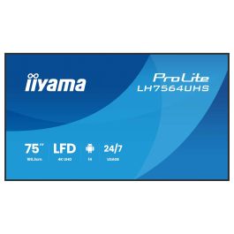 iiyama 75" UHD 3840x2160 VA DLED Panel 500cd/m² 24/7 Landscape and Portrait