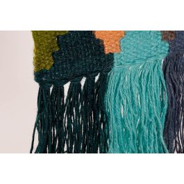 DKD Home Decor Tapiz Boho Multicolor 2 x 115 x 51 cm Yute y Algodon con Flecos