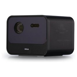 InFocus Crusader Grand Master IN3028SL - Proyector LED Smart Full HD 1080p, 1200 Lúmenes, Wi-Fi, Android TV, 3D, HDR10, Netflix, Disney+, Pantalla 22-130", 40W Altavoz