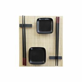 Sushi Oriental DKD Home Decor Natural Negro 17.8 x 3 x 27.8 cm Set de 7 Precio: 5.50000055. SKU: S3025786