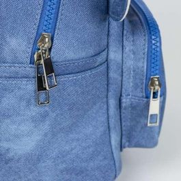 Mochila Casual Stitch Azul