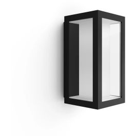 Philips Hue White&Col. Amb. Impress Wandleuchte schmal, Luz Inteligente para Exterior, Negro