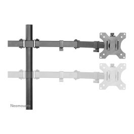 Neomounts FPMA-D550DDBLACK Soporte de Escritorio para Doble Pantalla de hasta 32", Altura Ajustable, 8 kg por Pantalla, Negro