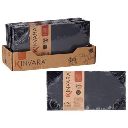 Pizarra para Aperitivos Rectangular 15x30 cm Kinvara - Negro (24 Unidades) Pizarra para Aperitivos Rectangular 15x30 cm Kinvara - Negro (24 Unidades)