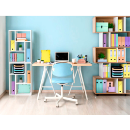 Exacompta Maletin Aquarel Clasificadora Fuelle 18 Departamentos Carton Colores Surtidos