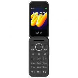 SPC WILD 2336N Teléfono Móvil 4G con Tapa Pantalla 2.8''/1.77'' para Personas Mayores Sin Internet Batería Larga Duración Negro