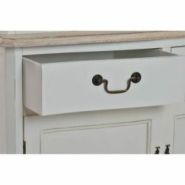 Vitrina DKD Home Decor Cristal Madera Blanco (88 x 40 x 200 cm)