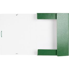 Carpeta Proyectos Liderpapel Folio Lomo 50 mm Carton Gofrado Verde