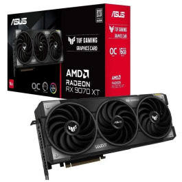 ASUS TUF Gaming TUF-RX9070XT-O16G-GAMING AMD Radeon RX 9070 XT 16 GB GDDR6 Tarjeta Gráfica Precio: 798.49999955. SKU: B18ANGFGT9