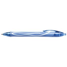 Boligrafo Bic Gelocity Quick Dry Retractil Tinta Gel Turquesa Punta De 0,7 mm 12 unidades