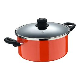 Cacerola de acero al carbono con tapa, inducción, valencia experto ø24 cm