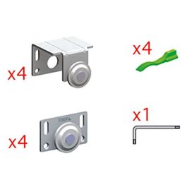 MEPA Sgm 30 Ext/Int Kit Herrajes Supra para 2 Puertas Correderas Exterior e Interior, Espesor 16mm, Puerta Máx. 16mm Precio: 19.68999967. SKU: B1ESJ2W9TP