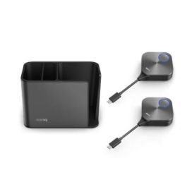 BenQ TZY61 (5A.F7Y28.IP1) InstaShare Set Botón USB-C y Cradle para Proyección Inalámbrica 4K en Laptops - Negro