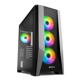 SHARKOON ELITE SHARK TG7M RGB Negro Caja de PC con 4 ventiladores RGB PWM, panel frontal de rejilla, compatible con radiador hasta 360mm y USB Tipo C Precio: 128.95000008. SKU: B1A4REKC9Y
