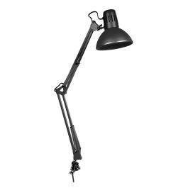 Edm Flexo arquitecto modelo Melbourne con mordaza de fijación, color negro, E27 60W Precio: 28.49999999. SKU: S7915370