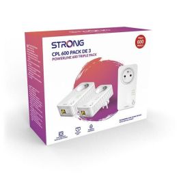 Strong MOB1697585071276 Kit CPL Powerline 600 MB - Paquete de 3 Adaptadores con Enchufe Filtrado Precio: 76.7900001. SKU: B1BQWXH8K9