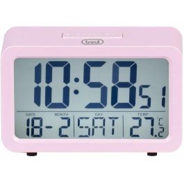 Trevi SLD 3P60 Reloj despertador digital Rosa con función Snooze, Calendario, Termómetro y Retroiluminación, Pilas AA Trevi SLD 3P60 Reloj despertador digital Rosa con función Snooze, Calendario, Termómetro y Retroiluminación, Pilas AA